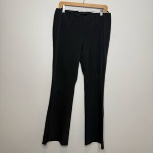 Prada Techno Fiber Black Bootleg Low Rise Pants Y2K